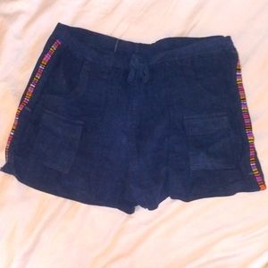 Women's Cali HIP Blue Jean Short Sz:S